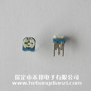 201卧式蓝白可调电阻200欧