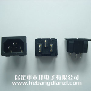 电源座3针(zhēn) 无耳直焊(hàn)